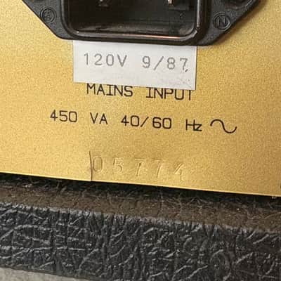 VINTAGE MARSHALL 25/50 JUBILEE 3530 BASS AMP HEAD image 19