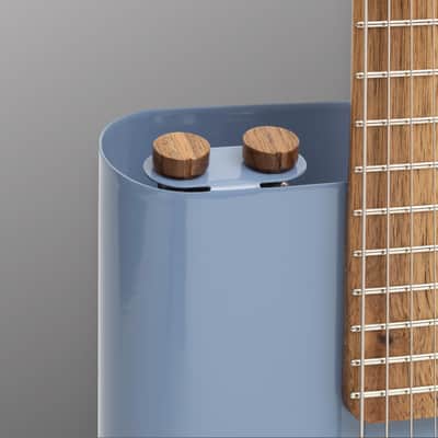 Verso Orbit Baritone 2024. - Dove Blue / Walnut - Sheet Metal Body w/ freely adjustable Magnetic Pickups SC1 Neck & HB2 Bridge - NEW. (Authorized Dealer) image 8