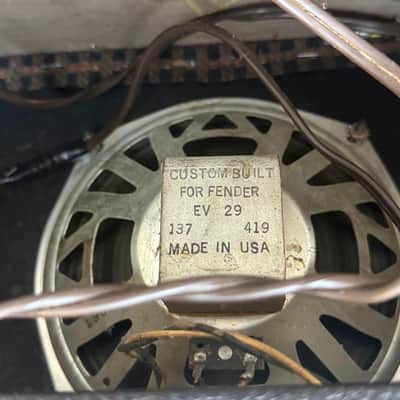 1964 Pre CBS Fender Vibro Champ 6-Watt 1x8" Guitar Combo 1964 - 1967 - Black Panel image 7