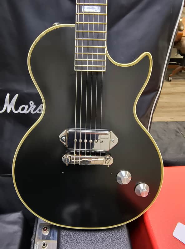 Epiphone Jared James Nichols Signature "Old Glory" Les Paul Custom 2019 - 2020 - Black Aged Gloss image 1