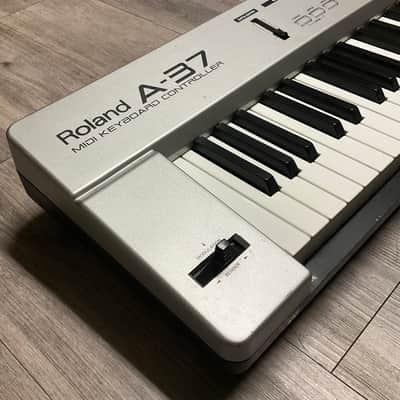 Roland A-37 76 Key MIDI Controller Silver Great Board WORKING Clean image 6