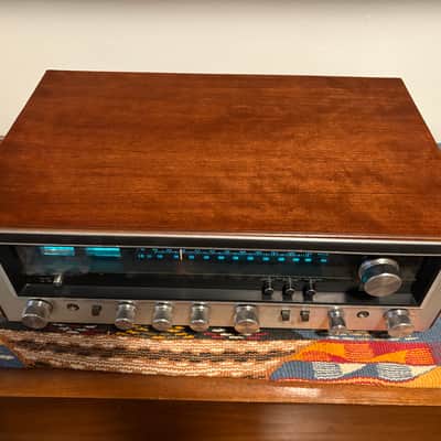 Sansui 5050 Stereo Receiver, EXcellent all-original condition, upgraded walnut case image 2