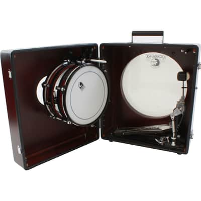 Toca TKSDS Kickboxx Suitcase Travel Drum Set 2020s - Natural image 3