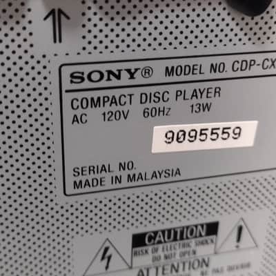 Sony CDP-CX355 300 Disc CD Mega Storage Player Changer (serviced with new belts) image 9