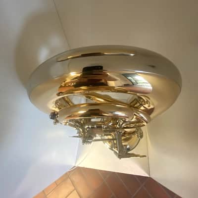 New Alexander model 155 F Tuba in Gold Brass, 5 valves,Lacquered, Nickel-Silver Garland;with Care Kit image 15