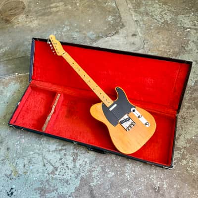 MIJ Fender Telecaster TL52-75 1987 - Natural black-guard original vintage 1952 reissue Fujigen Japan  OX