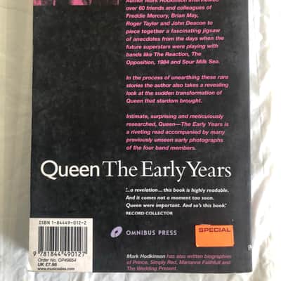 Queen The Early Years by Mark Hodkinson Biography Music Book image 2