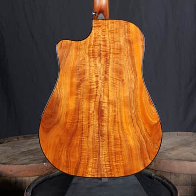 Bedell Limited Edition Dreadnought Cutaway Adirondack Spruce / Figured Koa - Natural image 7