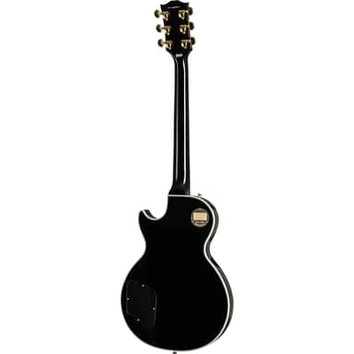 Gibson LPC-EBGH1E Les Paul Custom, Ebony with  Ebony Fingerboard image 2