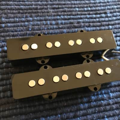 David Allen Pickups Jazz Bass Pickups Set Black image 1