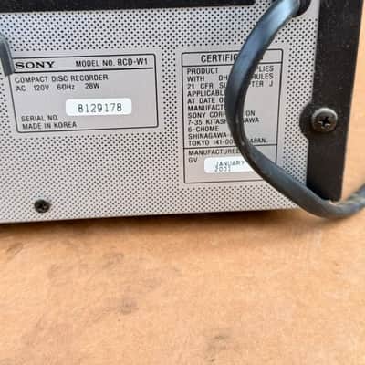 Sony RCD-W1 Dual Deck Compact Disc Recorder (Serial No: 8129178) — FOR REPAIR / PARTIAL USE image 12