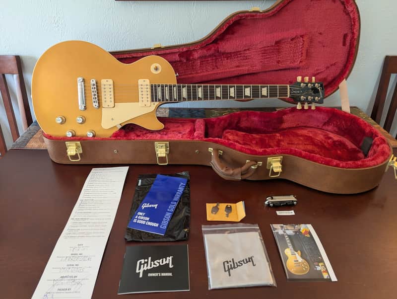 Gibson Les Paul '70s Deluxe 2021 - Goldtop image 1