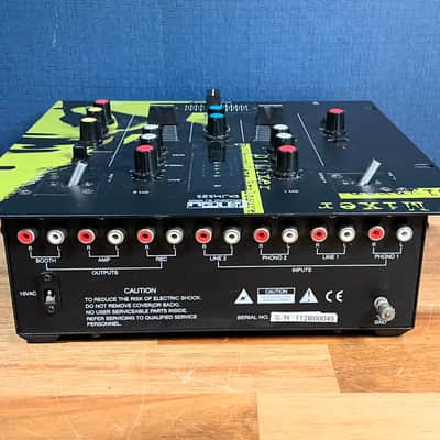 Neu Professional DJM525 2 Channel DJ Scratch Battle Mixer - Black & Yellow image 5