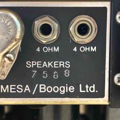 1986 Mesa Boogie SOB Son of Boogie 60-Watt 1x12 * Serviced* Tube Combo Amplifier image 5