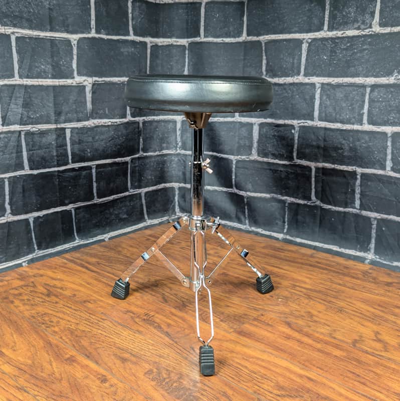 First Act Drum Throne – Adjustable Height – Lightweight Practice Throne – Stable Tripod Base image 1