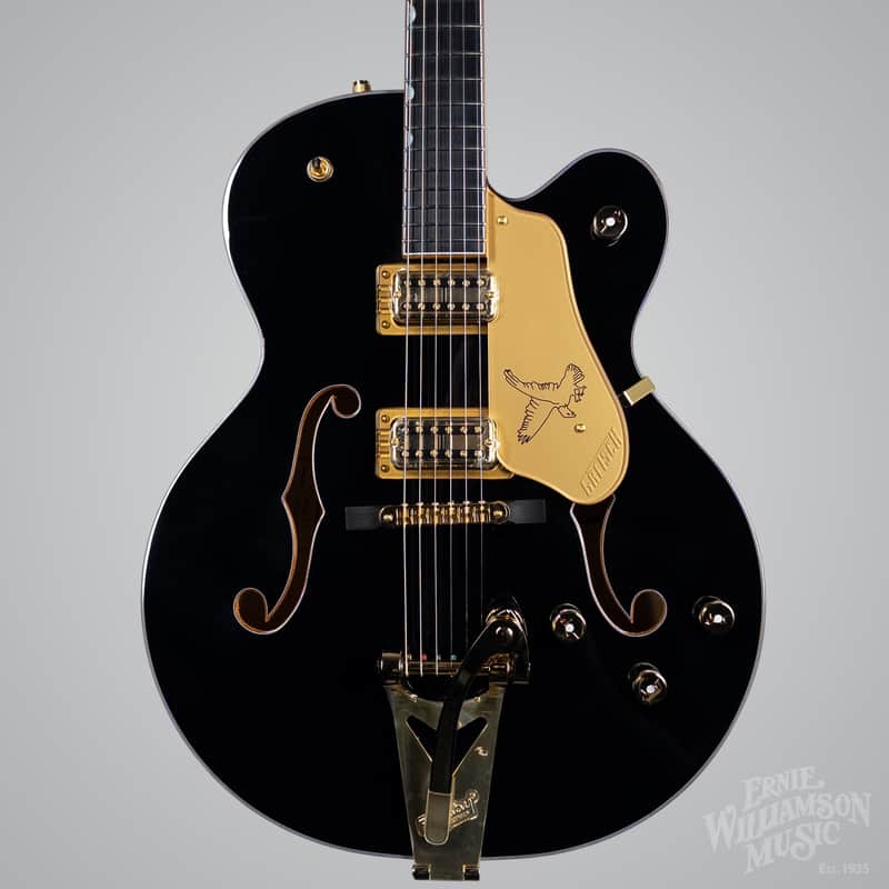 Synchromatic™ Falcon™ Hollow Body Single-Cut with Bigsby®, Ebony Fingerboard, Black