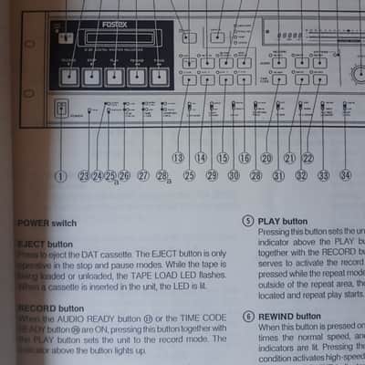 Owner's Manual for Fostex D-20 Digital Master Recorder & Model 8310 IF Card 1989 image 8