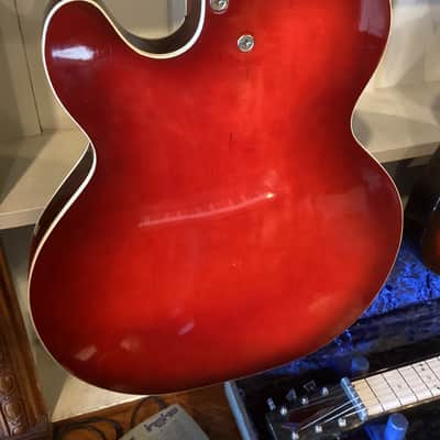 Harmony H53 Rocket 1959 - 1967 - Red Sunburst image 4