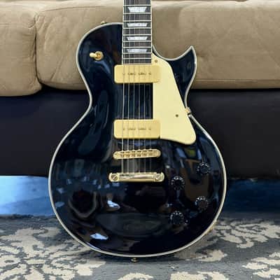 Sire Larry Carlton L7V P90 - Ebony Fingerboard, Black image 1