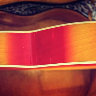 1970 Morales Zen-On Japan M350 Western Folk Acoustic Guitar MIJ Gibson J200 Copy image 15