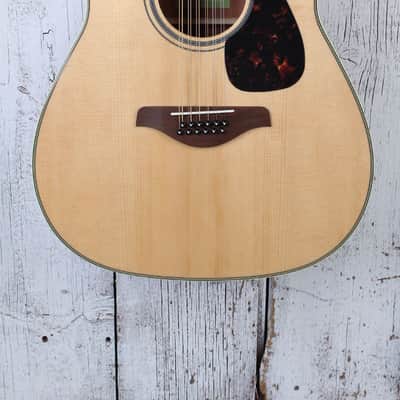 Yamaha FG820-12 Dreadnought 12 String Acoustic Guitar Solid Spruce Top Natural image 1