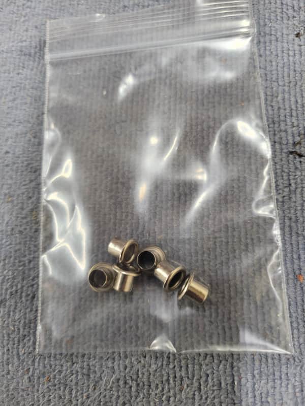Vintage Silvertone, Harmony  Bobkat  Sillhouette. tuner bushings "63-73 - nickel image 1