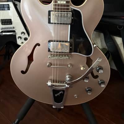 Gibson ES-335 Custom Shop 64’ reissue M2M VOS 2023 - Gold Mist image 1