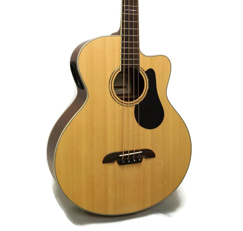 Alvarez AB60CE Artist Series Cutaway Acoustic Bass w/ Electronics Natural image 1