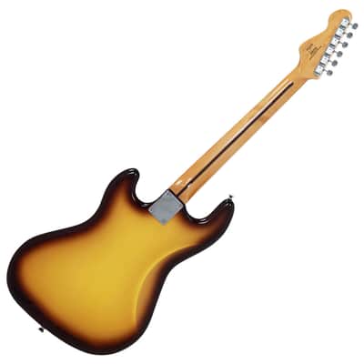 Vintage REVO Series 'Galactica' Electric Guitar ~ Cappuchino Burst image 2