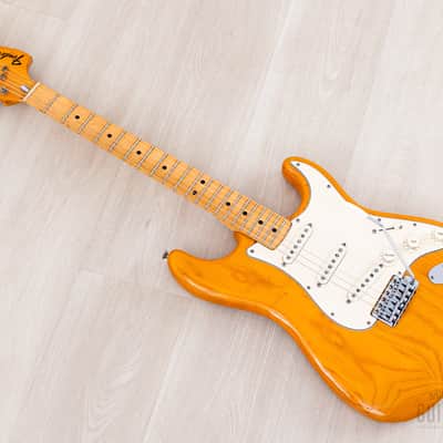 1974 Fender Stratocaster Vintage Electric Guitar Natural w/ Case image 12