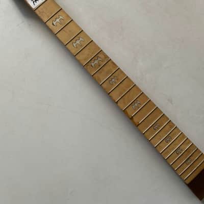 Maple Wood Guitar Neck, 22 Frets, Bats Inlay Fretboard Markers image 10