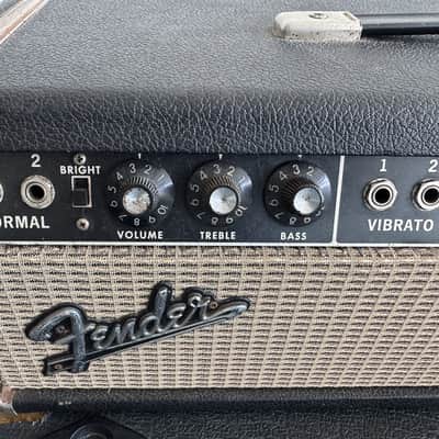 Fender Bandmaster 40-Watt 2-Channel Guitar Amp Head 1965 image 2