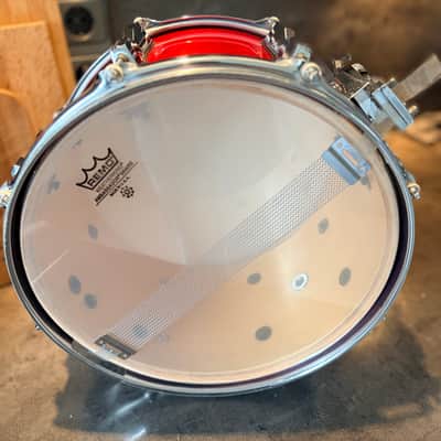 Pearl M-512SE Soprano snare 12x7” 1993 - Sequoia red image 12
