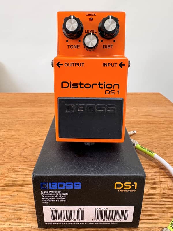 Boss DS-1 Distortion (Silver Label) 1994 - Present - Orange image 1