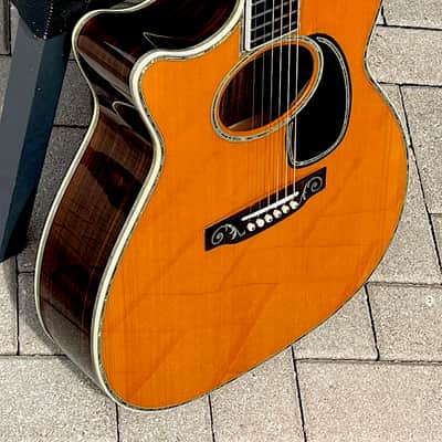 Martin MC-45L Custom Shop Cutaway 1988 1-off factory MC-45 Left Handed Cutaway insane special order. image 4
