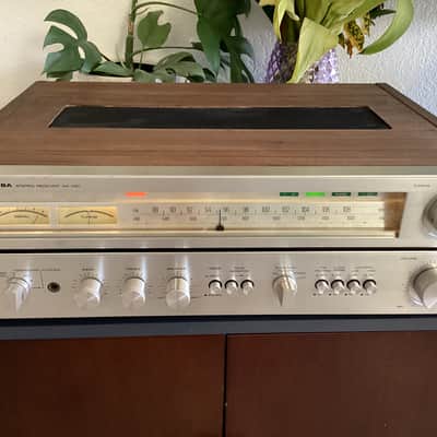 Toshiba SA-420 1976 Silver/Real Walnut Recapped/Serviced with LEDs image 1