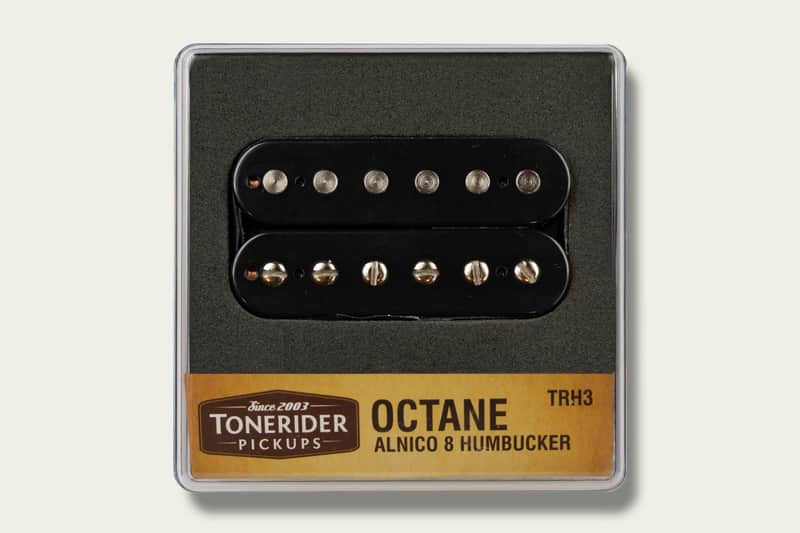 Tonerider Alnico 8 Octane Humbucker Pickup Bridge Black image 1