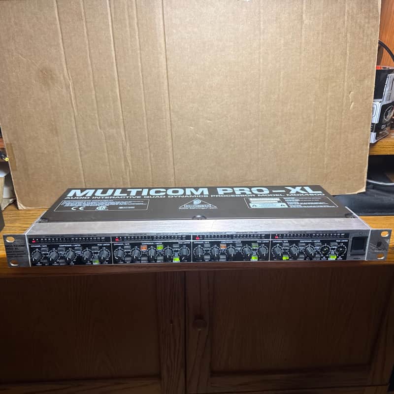 Behringer Multicom Pro-XL MDX4600 4-Channel Audio Interactive Dynamics Processor please read description image 1