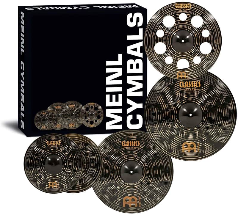 Meinl Classics Custom Dark Cymbal Set 15-20-22in + FREE 18in image 1