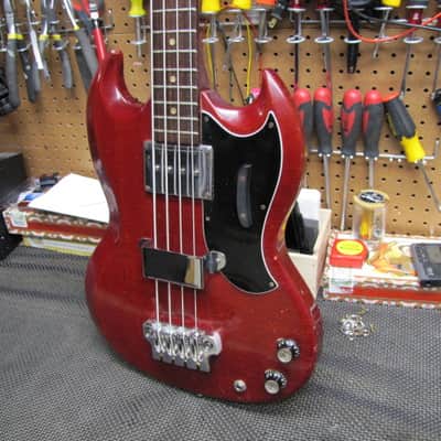 Gibson EB0 1965 - Cherry - 100% Orig - Read for full Details image 4