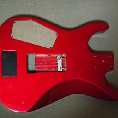Kramer Sustainer 1989 Candy apple red body with working electronics and SD RTM custom shop pickup image 2