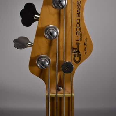 c. 1989/90 G&L L-2000 Bass Ltd Ed Leo Fender Signature | Dark Green W/OHSC image 6