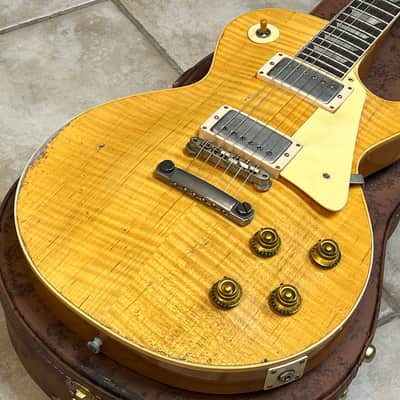 2026 Gibson 1959 Les Paul Standard Chambered Antique Natural Heavy Aged Murphy Lab image 3