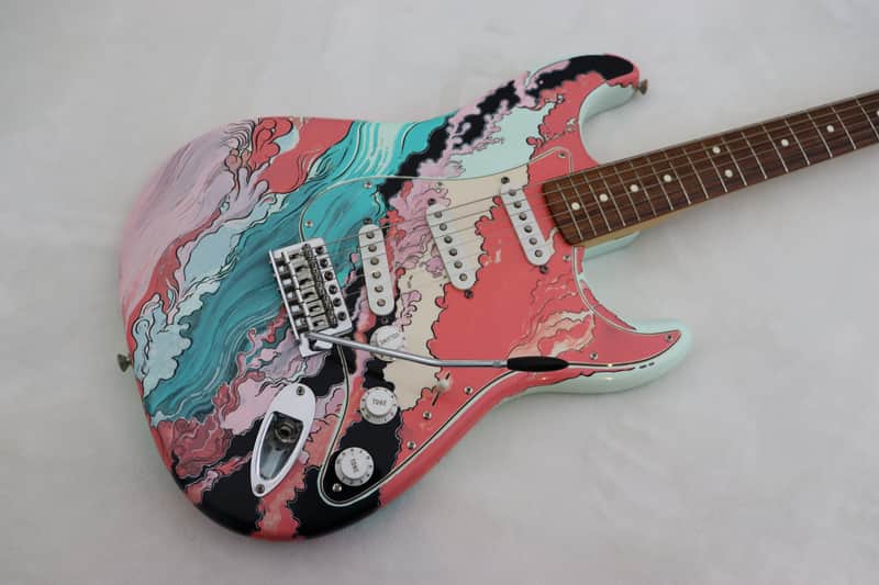 CUSTOM 2005 MIM Fender Standard Stratocaster ("Dream & Transience") image 1