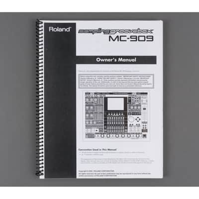 Roland MC-909 Owner's Manual [USED]