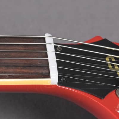 Gibson Firebird V 1963 Maestro Cardinal Red Light Aged image 17