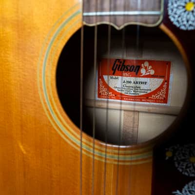 Gibson J-200 Artist (2005) Bozeman • Figured Maple • OHSC image 7