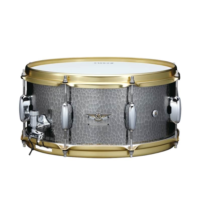 Tama TAS1465H Star Reserve 6.5x14" Hand Hammered Aluminum Snare Drum 2021 image 1