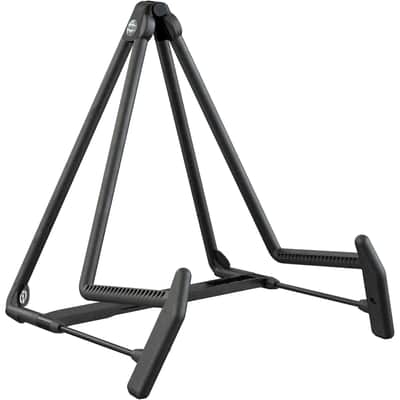 K&M Stands 17580B Heli 2 Acoustic Guitar Stand, Black image 1
