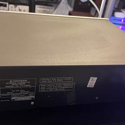 Vintage Pioneer Ct-f550 Cassette Deck Tape Player Recorder - Serviced + Clean image 6